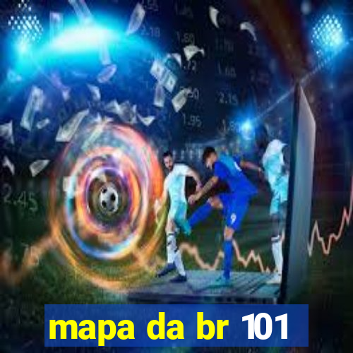 mapa da br 101